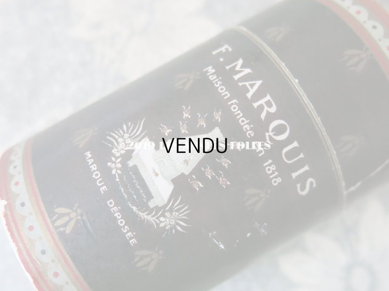 画像7: 1900年代 アンティーク 『ショコラ・フランソワ・マルキ』のお菓子箱 蜜蜂柄 20 CROQUETTES CHOCOLAT  - CHOCOLAT FRANCOIS MARQUIS PARIS -