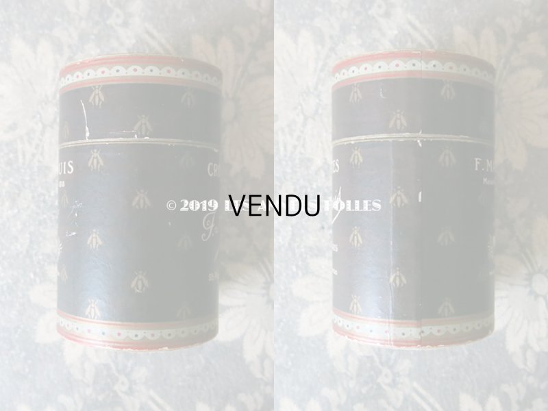 画像6: 1900年代 アンティーク 『ショコラ・フランソワ・マルキ』のお菓子箱 蜜蜂柄 20 CROQUETTES CHOCOLAT  - CHOCOLAT FRANCOIS MARQUIS PARIS -