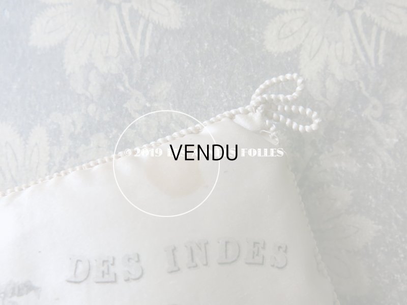 画像3: 19世紀末 アンティーク  シルク製 クッション カシミア & レース店 - VERDE-DELISLE FRERES & Cie PARIS -