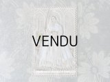 1864年 アンティーク  カニヴェ コミュ二オンの少女 レースの透かし柄