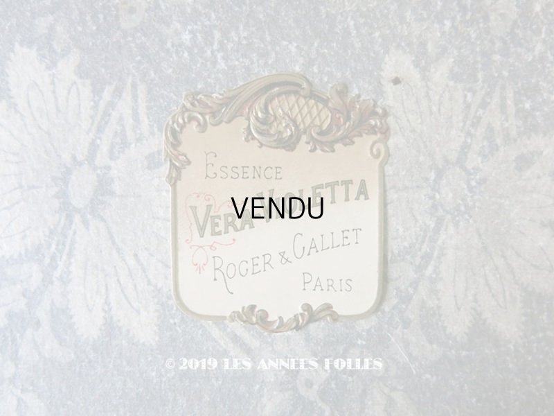 画像1: アンティーク 菫のパフュームラベル VERA VIOLETTA　- ROGER & GALLET PARIS -