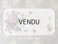 アンティーク 菫のソープラベル SAVON AUX FLEURS FRAICHES DE VIOLETTE - G.LEMOINE PARIS -