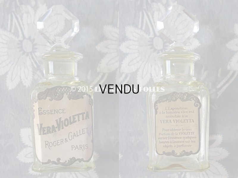 画像3: アンティーク 菫のパフュームラベル VERA VIOLETTA　- ROGER & GALLET PARIS -