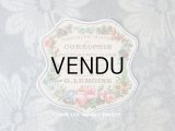 アンティーク パフュームラベル PARFUMERIE SURFINE AU COREOPSIS - G.LEMOINE PARIS -