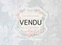 アンティーク パフュームラベル PARFUMERIE SURFINE AU COREOPSIS - G.LEMOINE PARIS -