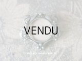 アンティーク ヤドリギ フォトフレームのブローチ 