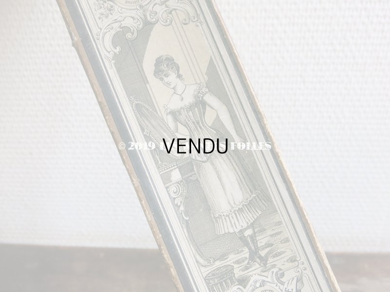 画像6: 19世紀 アンティーク  コルセットのボックス　ELEGANCE & SOLIDITE - H.L.P PARIS  -