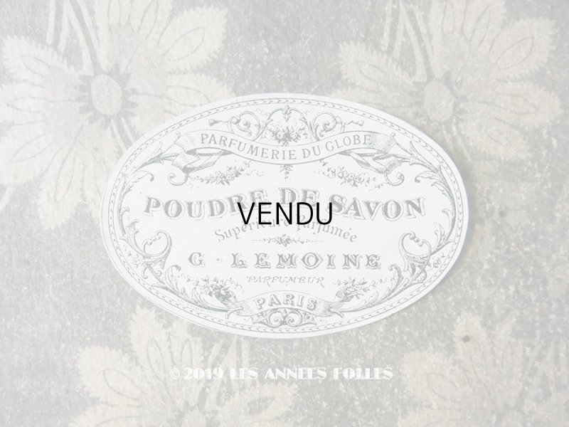 画像1: アンティーク ソープラベル POUDRE DE SAVON - G.LEMOINE PARIS -