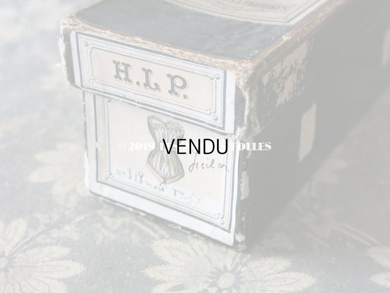 画像13: 19世紀 アンティーク  コルセットのボックス　ELEGANCE & SOLIDITE - H.L.P PARIS  -