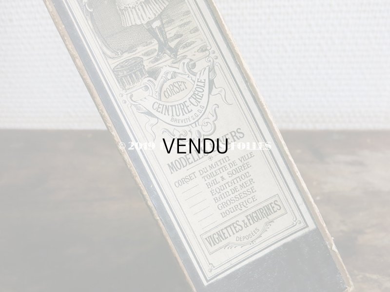 画像7: 19世紀 アンティーク  コルセットのボックス　ELEGANCE & SOLIDITE - H.L.P PARIS  -