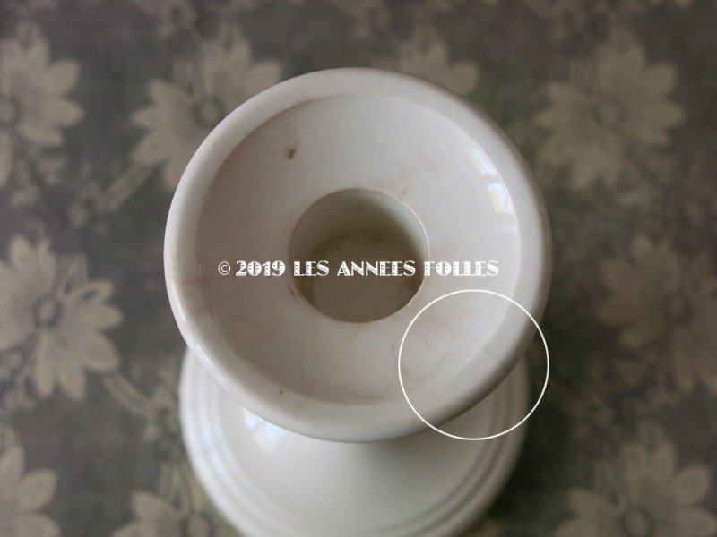 画像3: アンティーク  *蚤の市* SARREGUEMINES窯の燭台 キャンドルホルダー