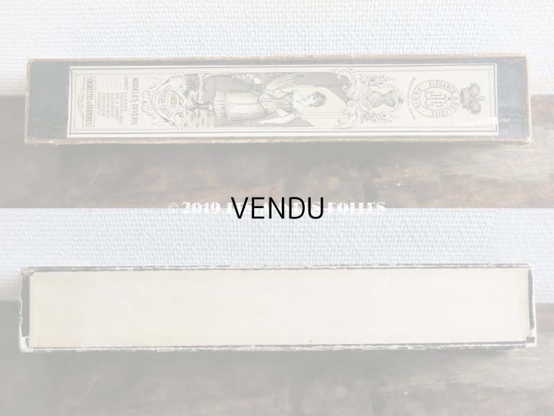 画像9: 19世紀 アンティーク  コルセットのボックス　ELEGANCE & SOLIDITE - H.L.P PARIS  -