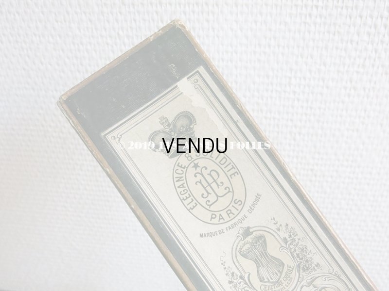 画像4: 19世紀 アンティーク  コルセットのボックス　ELEGANCE & SOLIDITE - H.L.P PARIS  -