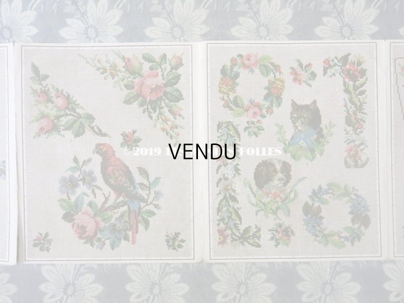 画像3: 19世紀 アンティーク プチポワンの刺繍図案帳 