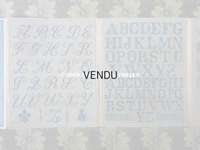 画像6: 19世紀 アンティーク プチポワンの刺繍図案帳 