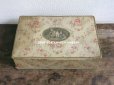 画像2: 1900年代 アンティーク 薄紫色のリボン & 薔薇のガーランド  カルトナージュボックス (2)