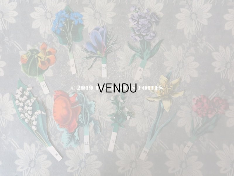 画像16: 1840〜1860年 アンティーク 希少本 子供用遊べる絵本 フラワーアレンジメント L'EMPIRE DE LA REINE DES FLEURS 