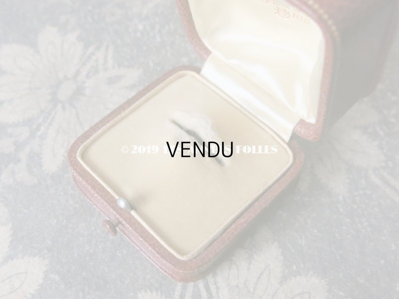 画像8: アンティーク 本革製 ビジュートリー BOUCHERON のジュエリーボックス 金彩入り リングボックス 煉瓦色