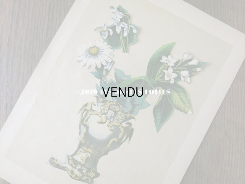 画像13: 1840〜1860年 アンティーク 希少本 子供用遊べる絵本 フラワーアレンジメント L'EMPIRE DE LA REINE DES FLEURS 