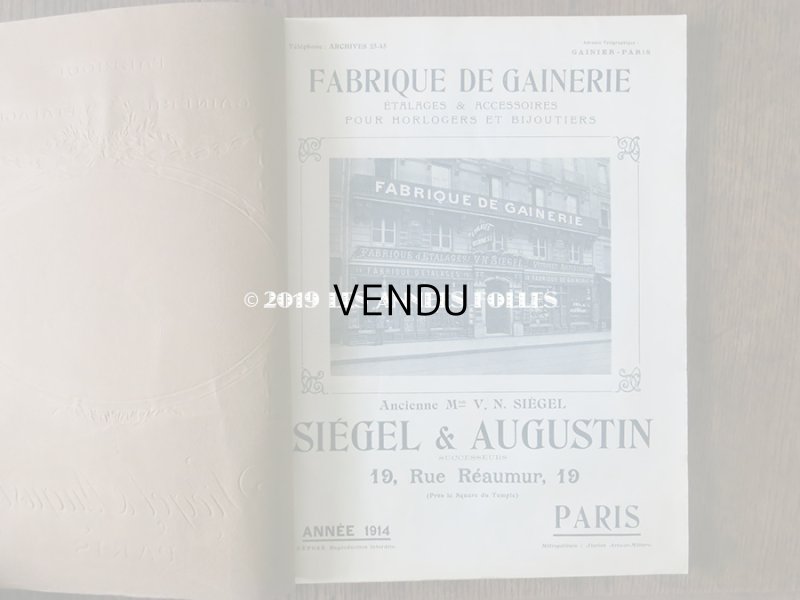 画像4: 1914年 アンティーク ジュエラー用 什器のカタログ - SIEGEL & AUGUSTIN -