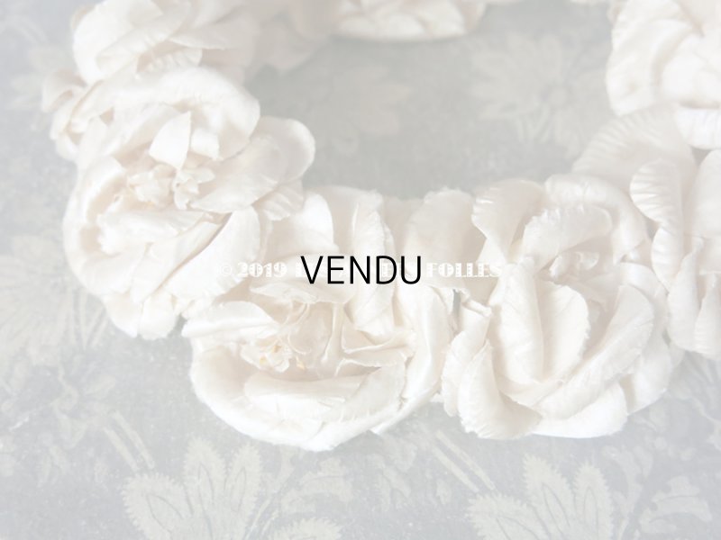 画像5: アンティーク 薔薇のヘッドリース アイボリー ティアラ