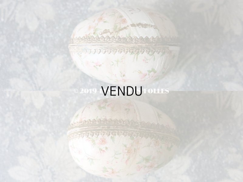 画像6: アンティーク とても小さなパックの卵 チョコレートの紙箱 薔薇模様 - SUCHARD -