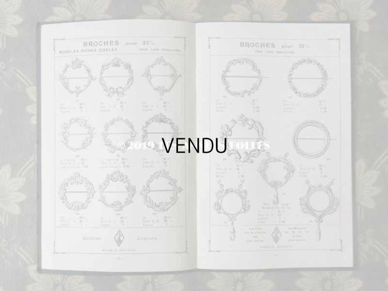 画像8: アンティーク ビジュートリーのカタログ フォトフレームのジュエリー　- DAUPHIN & ENDREY -