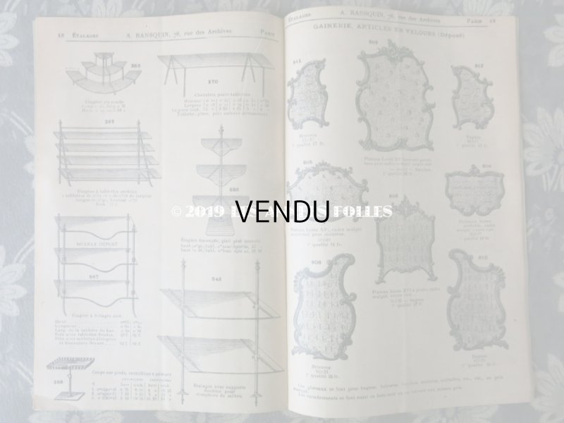 画像4: アンティーク ジュエラー用 什器のカタログ 　- A.RANSQUIN Succr. -
