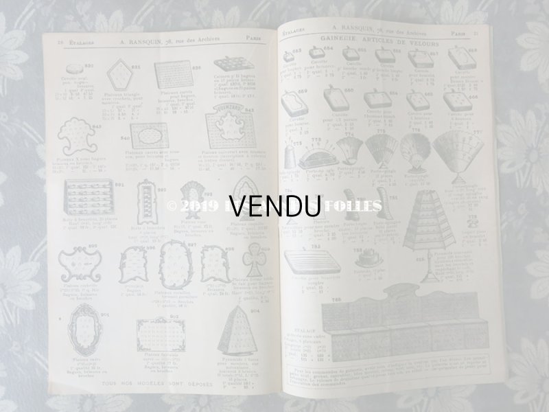 画像5: アンティーク ジュエラー用 什器のカタログ 　- A.RANSQUIN Succr. -