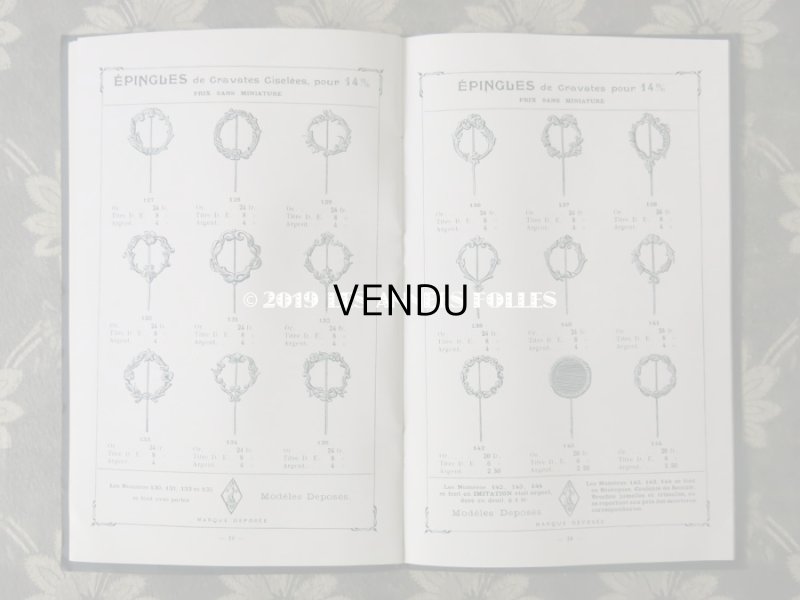 画像9: アンティーク ビジュートリーのカタログ フォトフレームのジュエリー　- DAUPHIN & ENDREY -