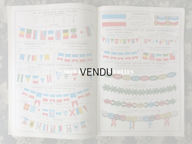 画像6: 1918年 アンティーク 国旗 & ジャンヌダルクのカタログ CATALOGUE DE LA VICTOIRE N 59 - MAURICE NICOLAS -