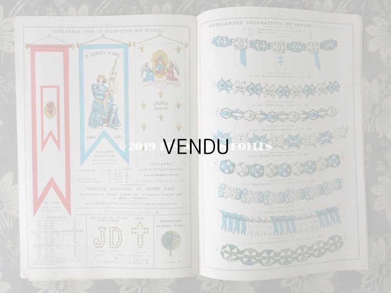 画像11: 1918年 アンティーク 国旗 & ジャンヌダルクのカタログ CATALOGUE DE LA VICTOIRE N 59 - MAURICE NICOLAS -