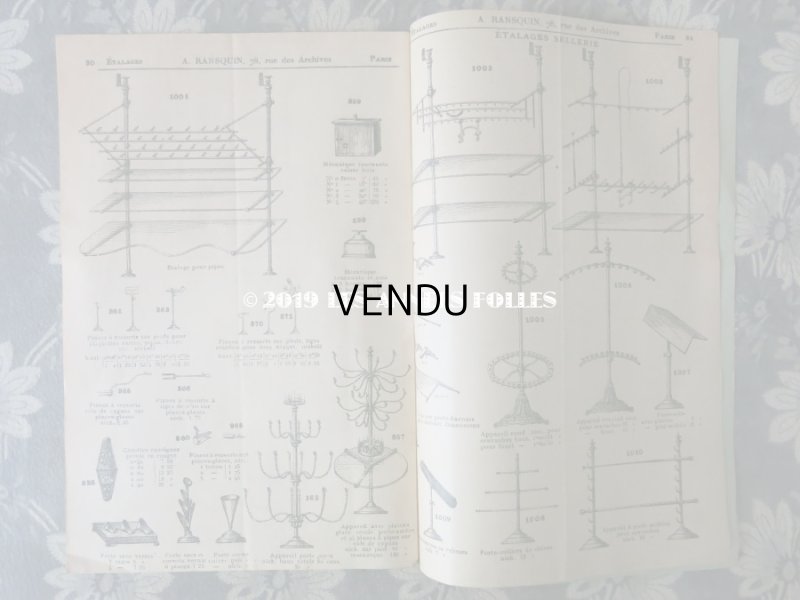 画像7: アンティーク ジュエラー用 什器のカタログ 　- A.RANSQUIN Succr. -