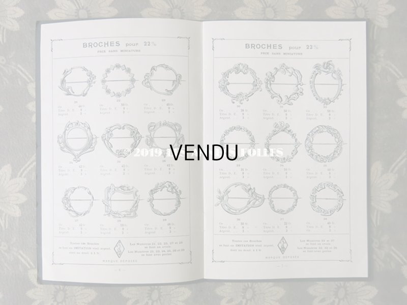 画像6: アンティーク ビジュートリーのカタログ フォトフレームのジュエリー　- DAUPHIN & ENDREY -