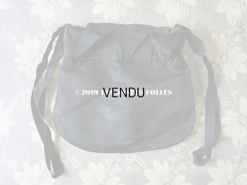 画像5: 19世紀 ナポレオン3世時代 アンティーク リボン刺繍 & 糸刺繍のオモニエール シルク製