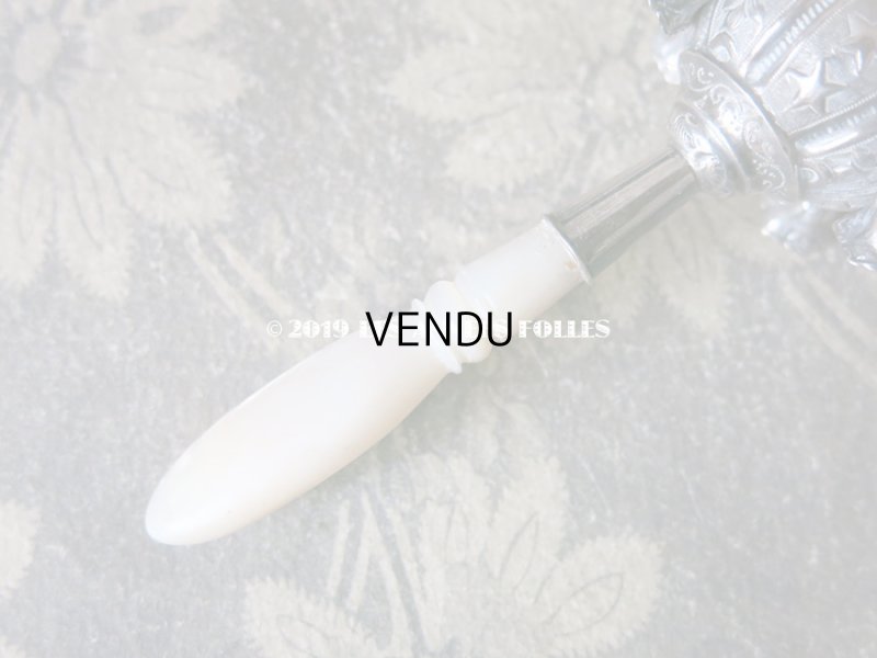 画像5: 19世紀 ナポレオン3世時代 アンティーク ラトル シルバー製 星＆花柄