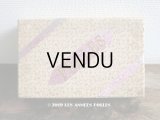 1900年代 アンティーク ビーズ入り木箱 淡いピンクの小さな薔薇模様  PERLES 子供用玩具