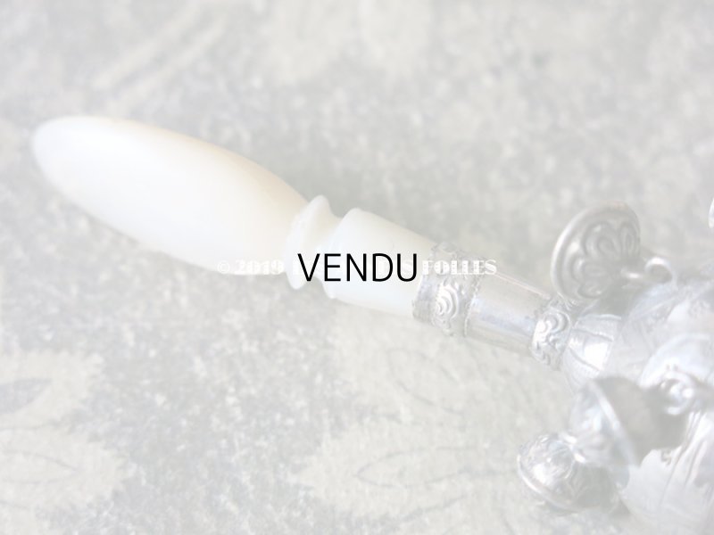 画像5: 19世紀 ナポレオン3世時代 アンティーク ラトル シルバー製 幾何学模様