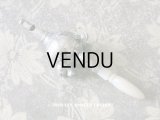 19世紀 ナポレオン3世時代 アンティーク ラトル シルバー製 幾何学模様