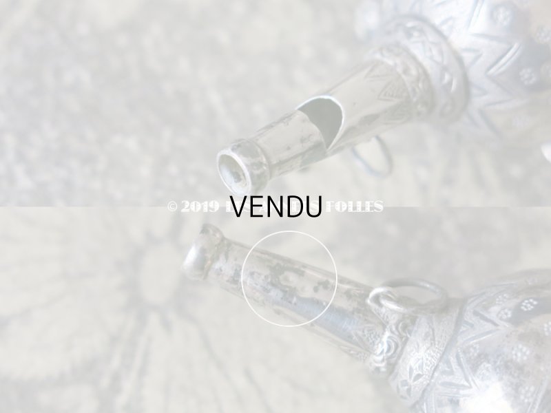 画像6: 19世紀 ナポレオン3世時代 アンティーク ラトル シルバー製 幾何学模様