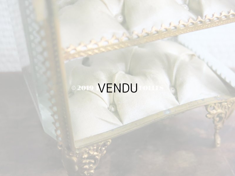 画像12: アンティーク 3段のシルク製クッションのジュエリーケース