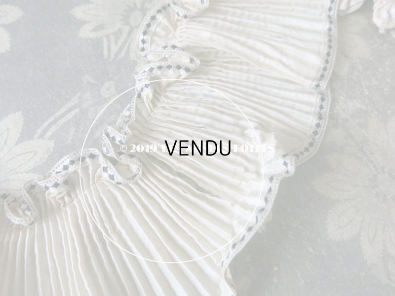 画像7: 1900年代 アンティーク  シルク製 プリーツ ドレスの裾  