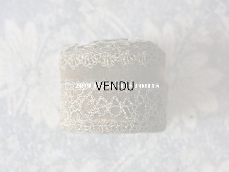 画像5: 19世紀末 アンティーク ロココトリム付 小さなパウダーボックス (18)