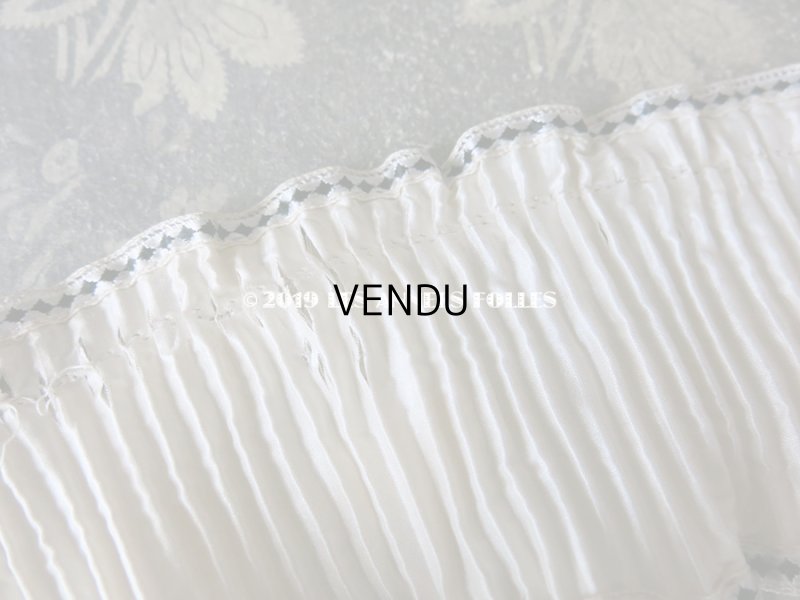 画像3: 1900年代 アンティーク  シルク製 プリーツ ドレスの裾  