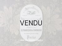 アンティーク パフュームラベル EAU DE LAVANDE - E.FRANCOIS & CHORIER PARIS -