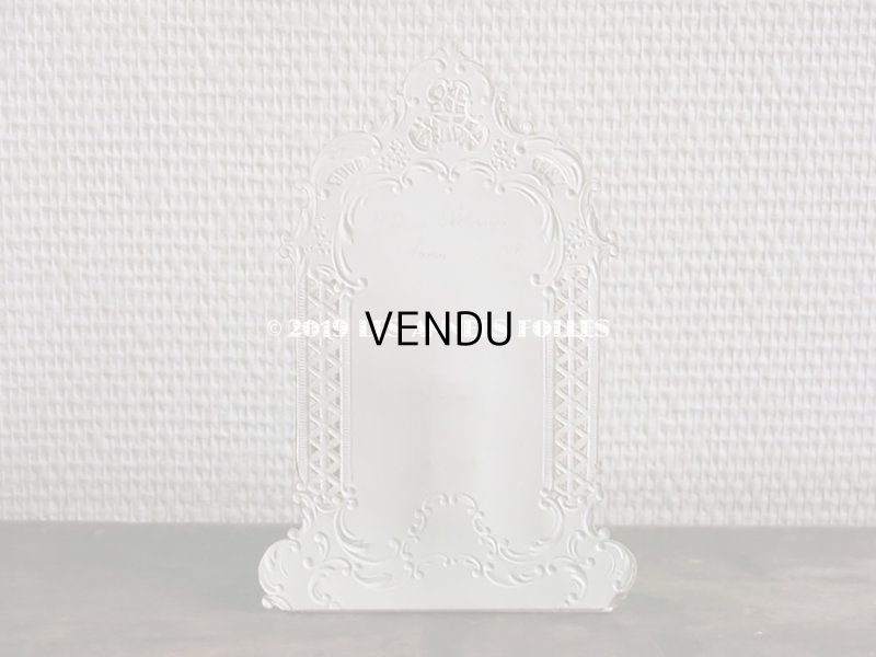 画像4: アンティーク  初聖体の立体カニヴェ コミュ二オンの少女 鈴蘭＆勿忘草 ポップアップ クロモ