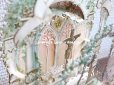 画像11: アンティーク  初聖体の立体カニヴェ コミュ二オンの少女 天使と白薔薇の教会 ポップアップ クロモ