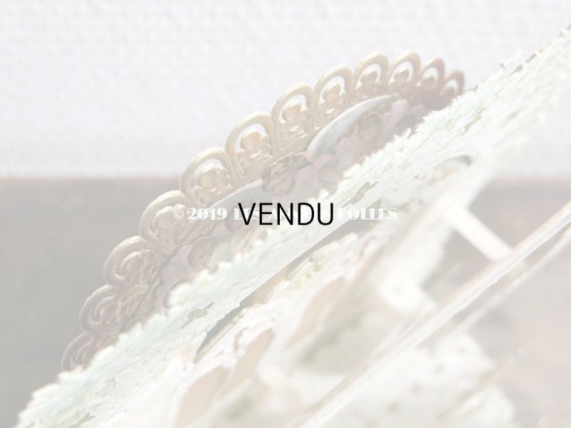 画像8: アンティーク  初聖体の立体カニヴェ コミュ二オンの少女 天使と白薔薇の教会 ポップアップ クロモ