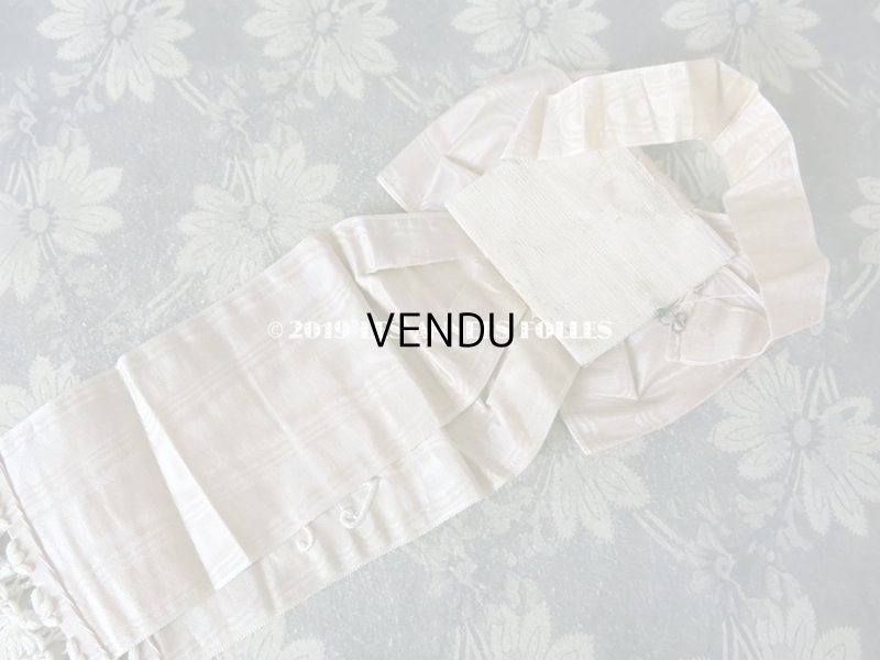 画像5: 1900年代 アンティーク コミュニオンの小さな腕章 ピンクベージュ