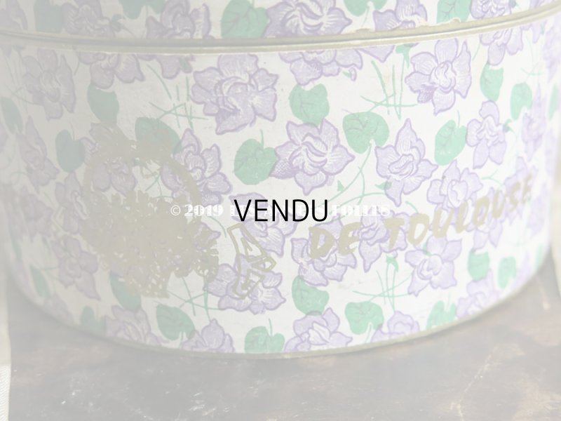画像9: 【クリスマスセール2019対象外】 アンティーク 菫の砂糖菓子の大きな紙箱 VIOLETTES DE TOULOUSE